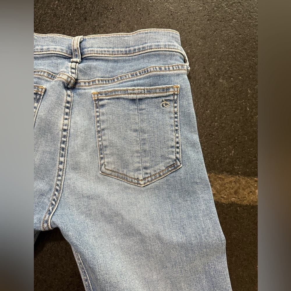 Rag & Bone Ankle Skinny Jeans Size 28 Nelly Light Wash - Picture 13 of 16